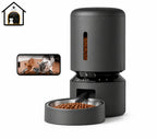 Auto Cat Feeder with 1080P HD Night Vision and 2-Way Audio - zency360.com ™️
