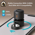 Auto Cat Feeder with 1080P HD Night Vision and 2-Way Audio - zency360.com ™️