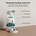 Auto Cat Feeder with 1080P HD Night Vision and 2-Way Audio - zency360.com ™️