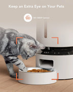 Auto Cat Feeder with 1080P HD Night Vision and 2-Way Audio - zency360.com ™️