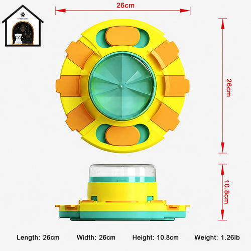 Interactive Dog Toys for Training Slow Eat Puzzle Toy Funny Feeding Dispenser Intelligence Toy Slow Feeder Aid Digestion
