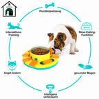 Interactive Dog Toys for Training Slow Eat Puzzle Toy Funny Feeding Dispenser Intelligence Toy Slow Feeder Aid Digestion