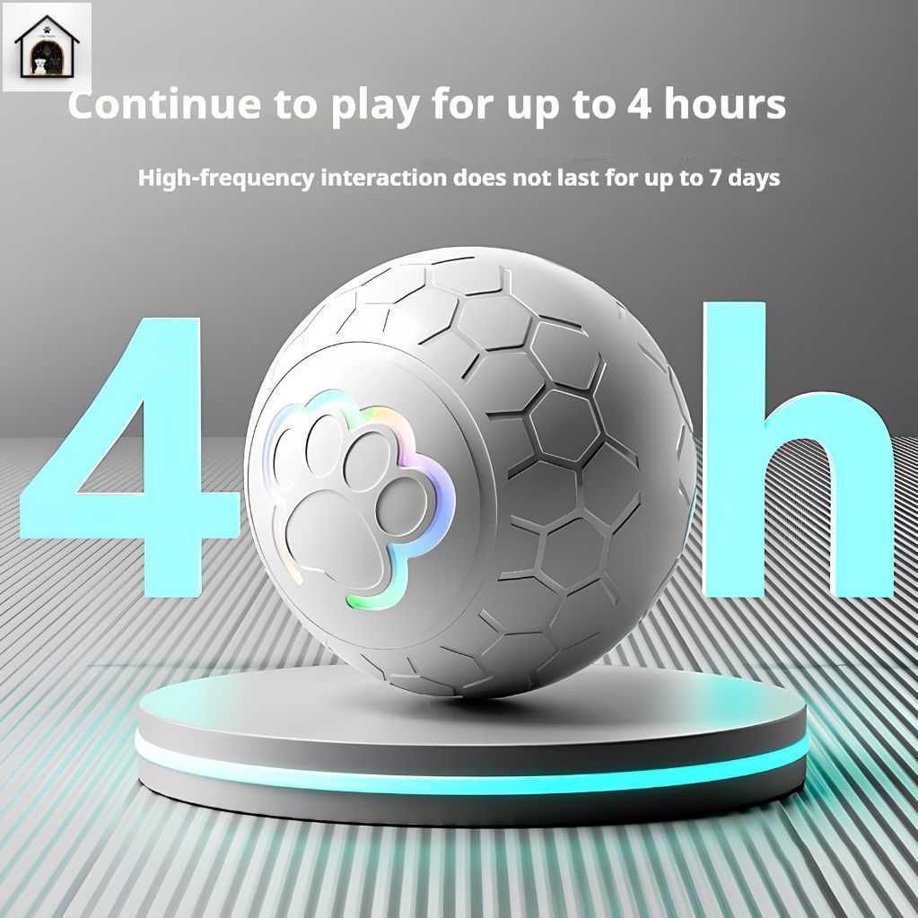 Smart Dog Toy Ball Electronic Interactive Pet Toy Ball USB Automatic Bouncing Rolling Toy Ball With RGB Lights Puppy Cat Product