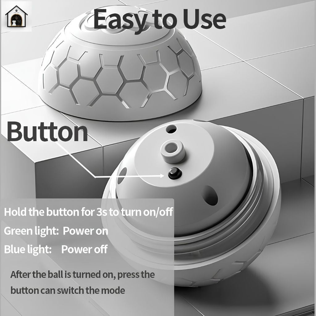 Smart Dog Toy Ball Electronic Interactive Pet Toy Ball USB Automatic Bouncing Rolling Toy Ball With RGB Lights Puppy Cat Product