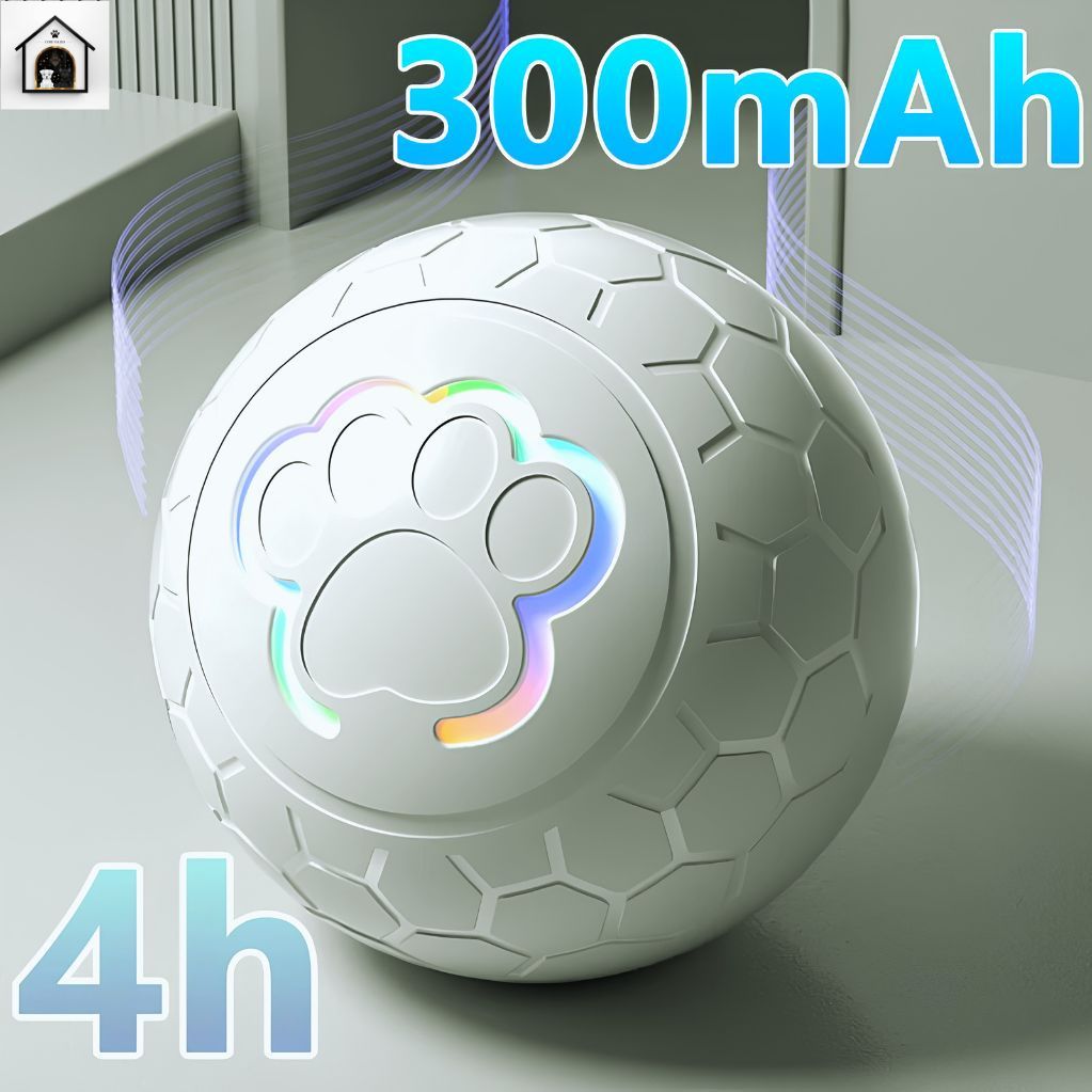 Smart Dog Toy Ball Electronic Interactive Pet Toy Ball USB Automatic Bouncing Rolling Toy Ball With RGB Lights Puppy Cat Product